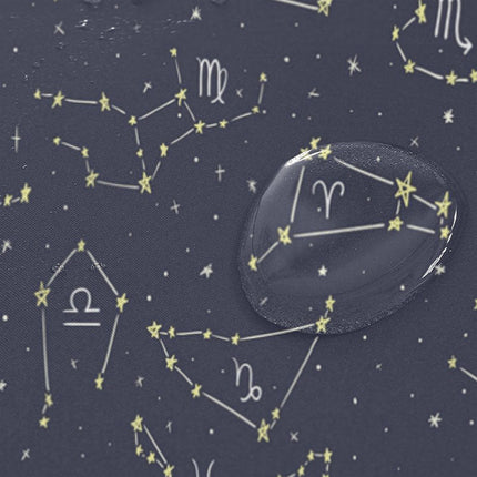 Cortina Ducha Signos del Zodiaco Estrellas