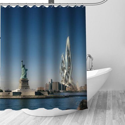 Cortina de ducha paisaje de Nueva York