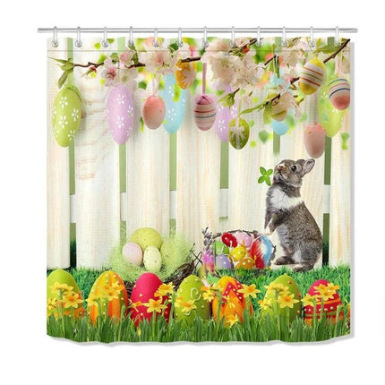 Cortina de Ducha Escena de Pascua