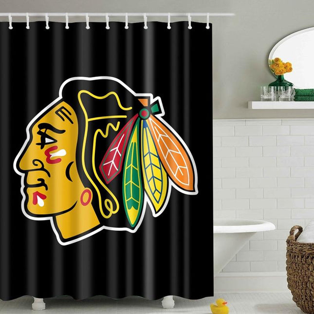 Cortina de ducha logo jefe indio