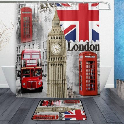 Cortina de ducha con diseño Londres