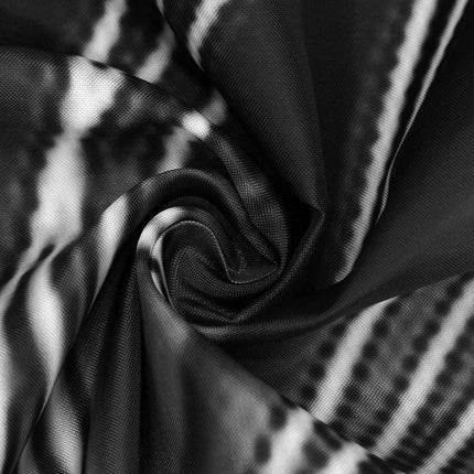 Cortina de ducha con gato negro