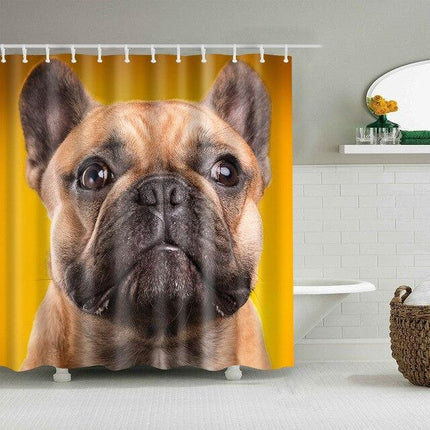 Cortina de ducha perro Bulldog Francés