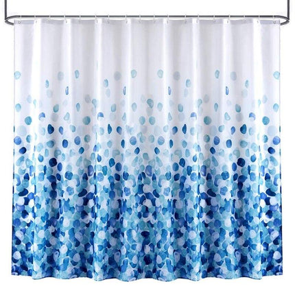 Cortina de ducha diseño burbujas moderno