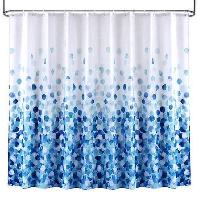 Cortina de ducha diseño burbujas moderno