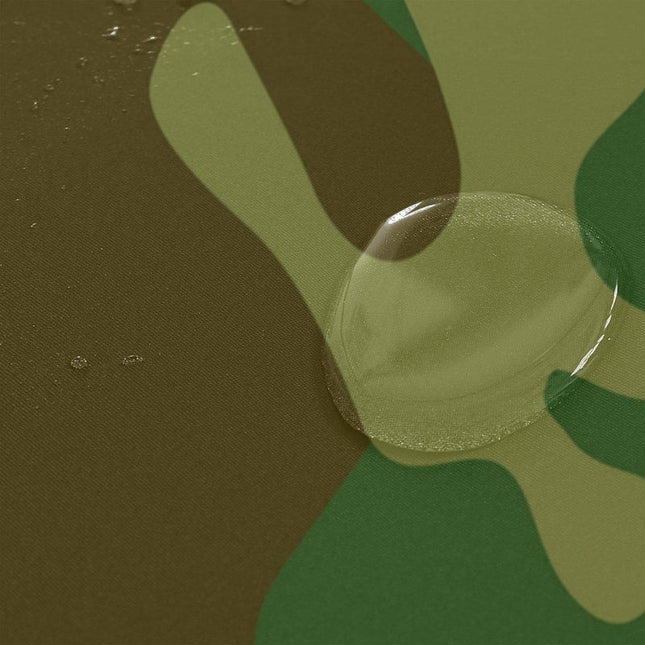 Cortina Ducha Estampado Camuflaje Estilo Militar