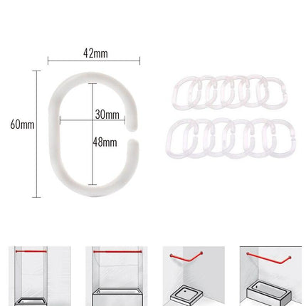 Cortina Ducha Halloween Murciélagos Luna Llena