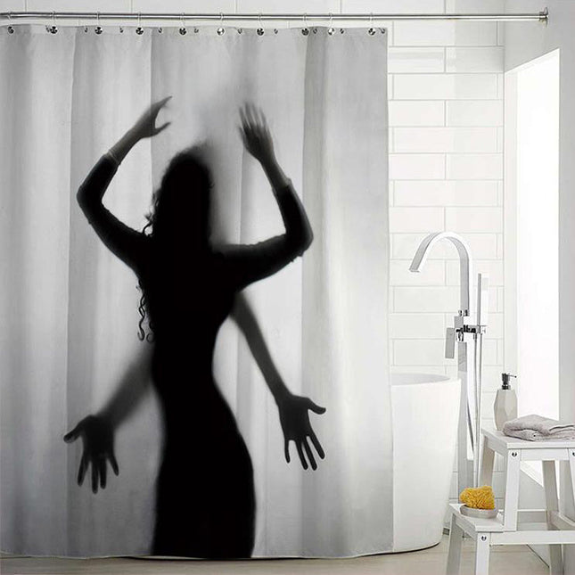 Cortina de Ducha Sombra Silueta Mujer