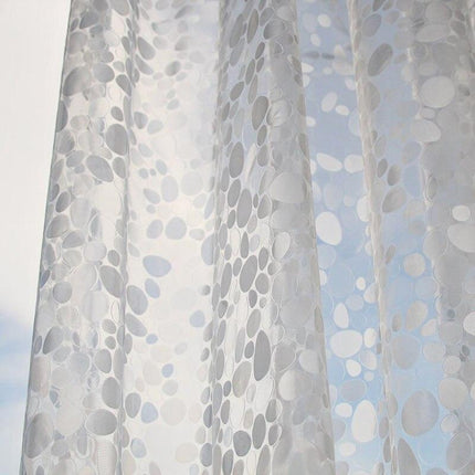 Cortina de ducha transparente de PVC